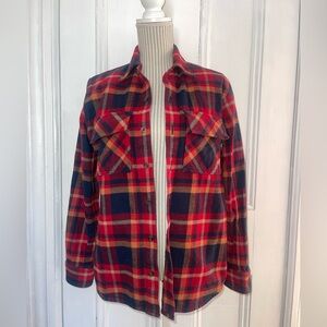 TNA Red & Navy Plaid